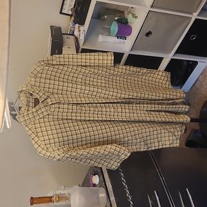 Large tan flannel